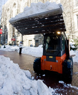 Snow Removal at Temple University