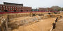 The space on Main Campus where the new library will be built.