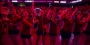 Members of the Diamond Marching Band cheering at Convocation.