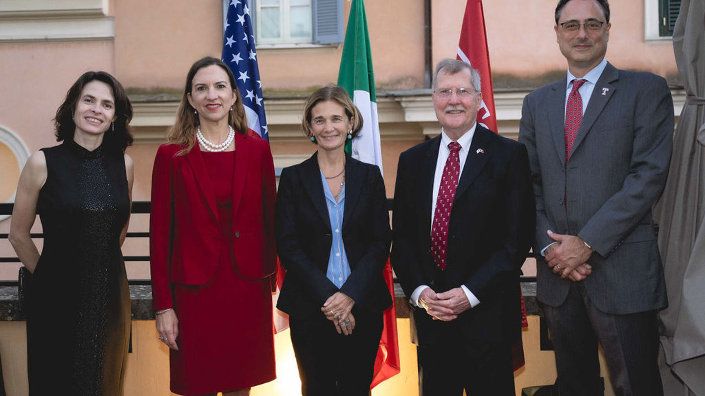 Dean Emilia Zankina and guest speakers