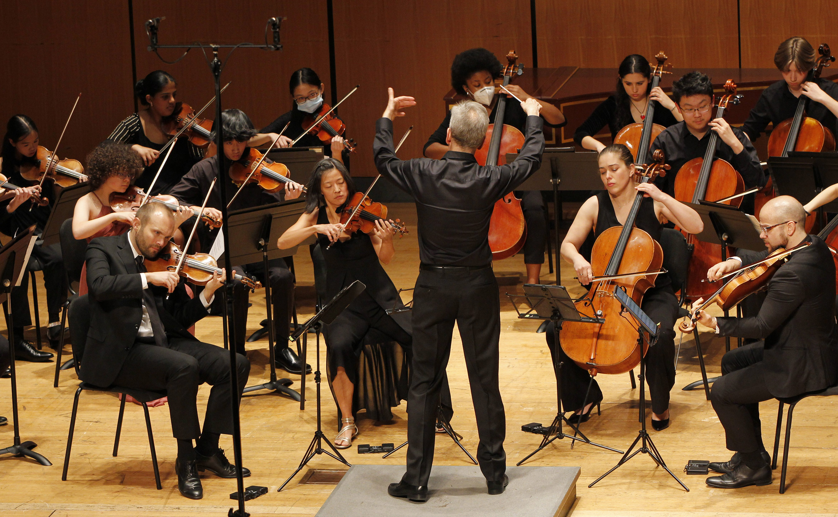 The Jasper String Quartet performs with students in the Center for Gifted Young Musicians