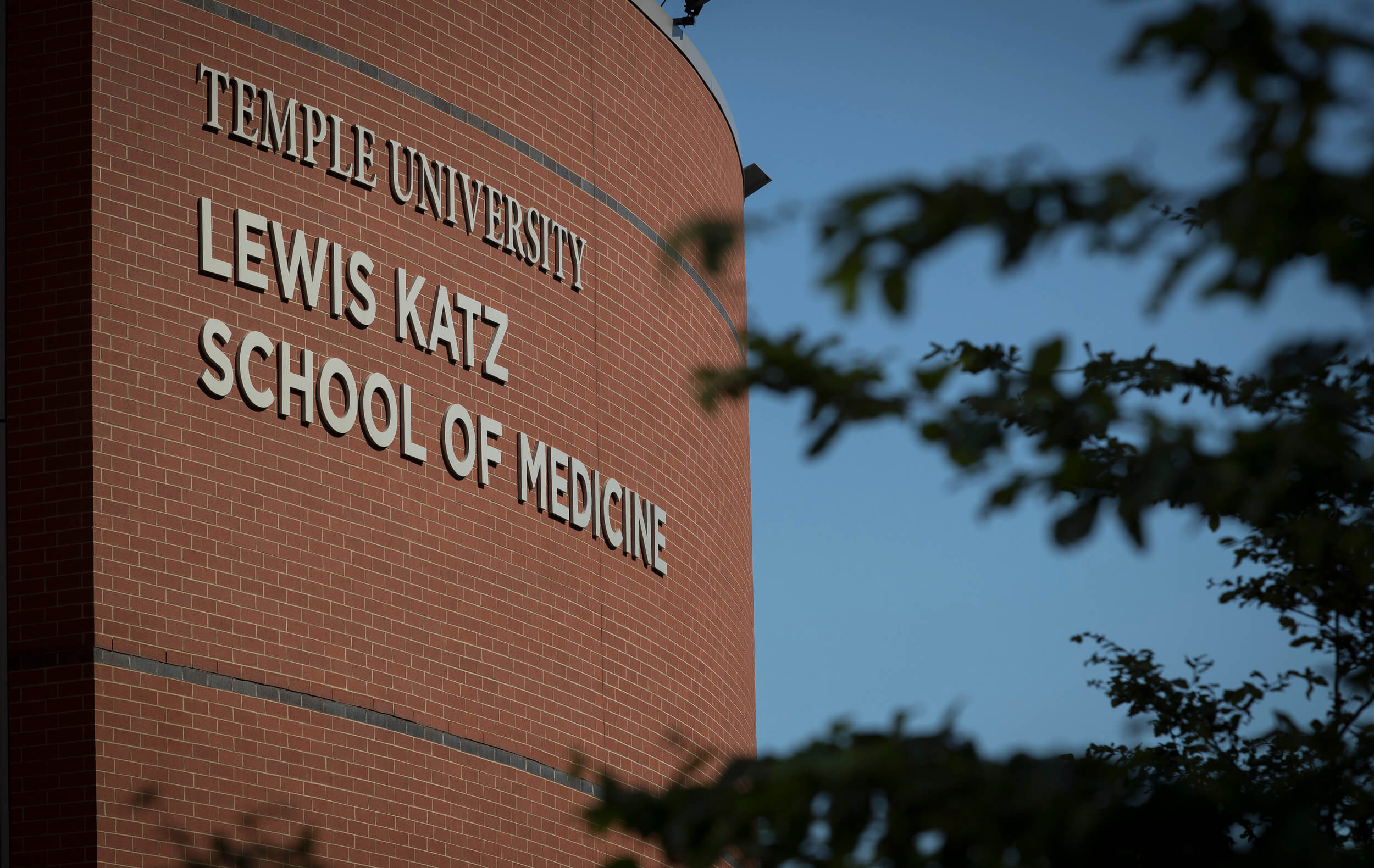 The Lewis Katz School of Medicine at Temple University.