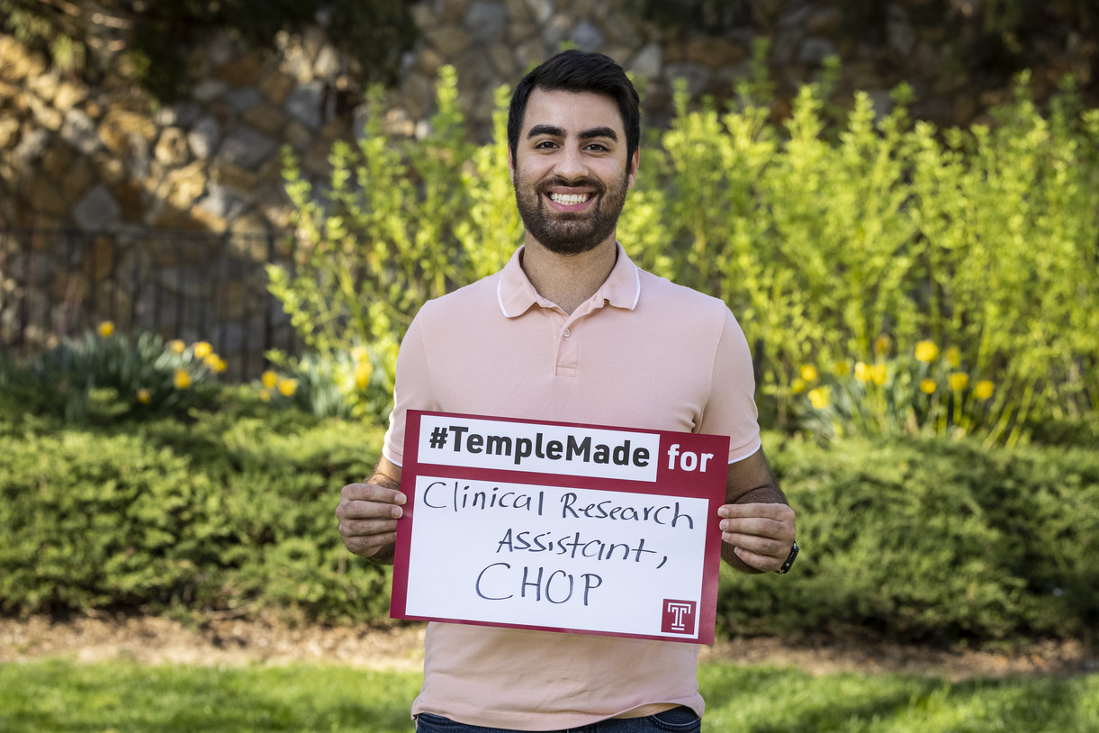#TempleMade for clinical research assistant, CHOP