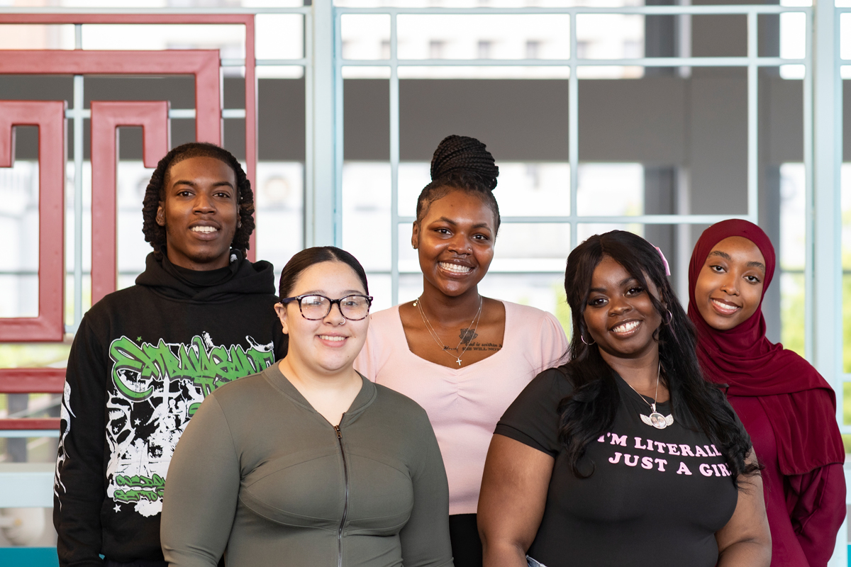 Image of students in Temple’s Cecil B. Moore Scholars Program.