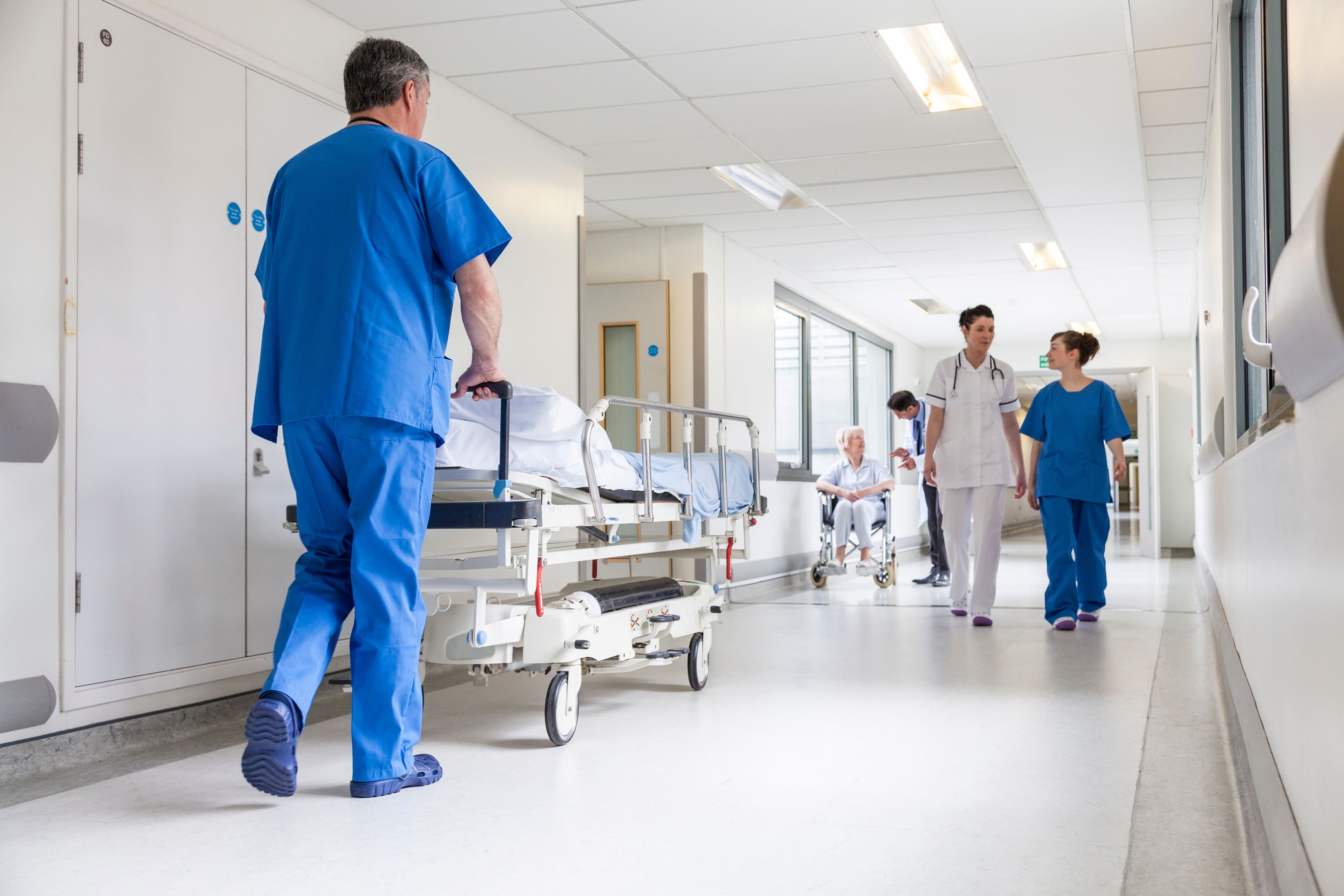 Hallway of a hospital