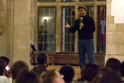 Spike Lee addresses Temple students