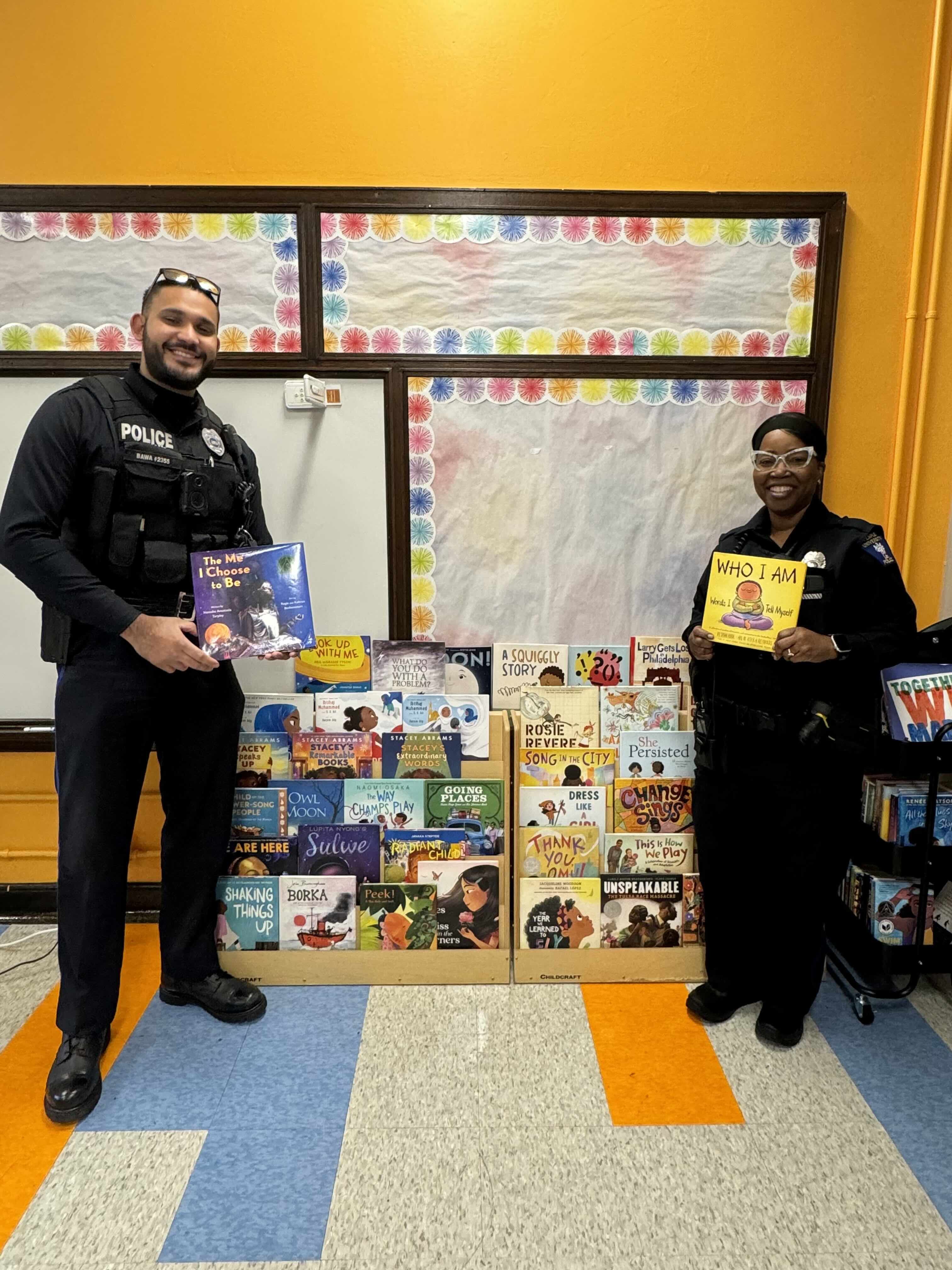 Temple University Police Officer Arashdeep Bawa and Gloria West are thrilled to be a part of Public Safetys newest engagement initiative called: Cops in the Classroom. 