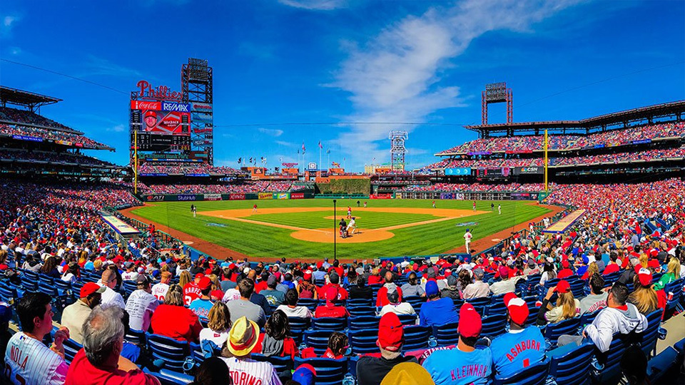 Citizens Bank Park, home of the 2008 World Champion Philadelphia Phillies