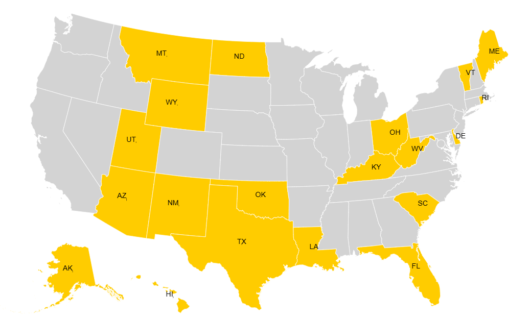 As of April 15, 2020, 20 states had a restriction on travelers.