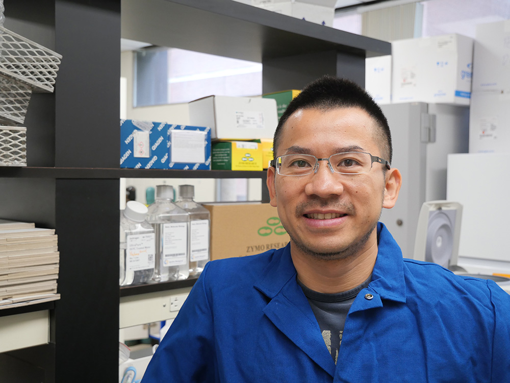 Assistant professor of biology David Chen