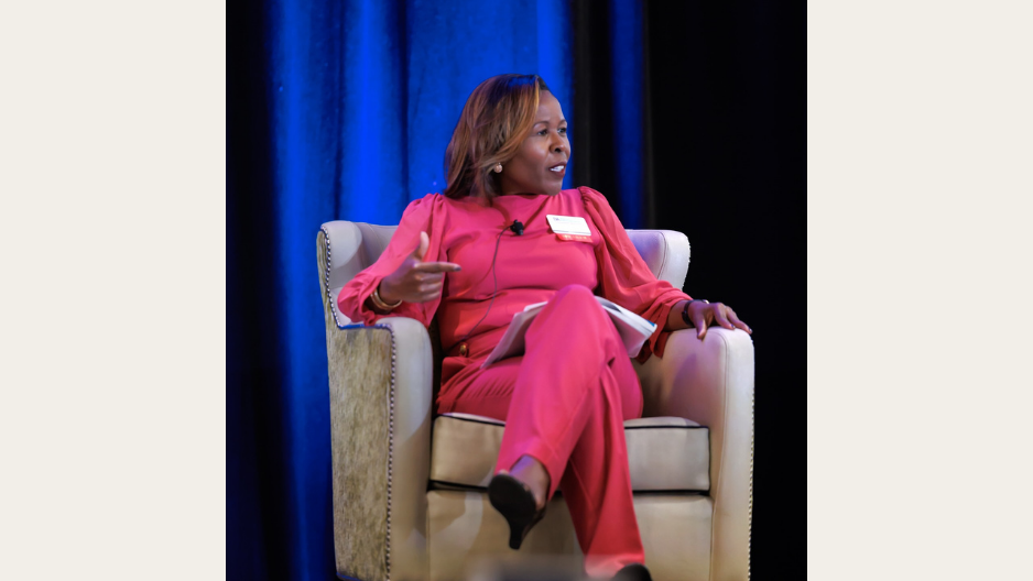 Dean Shealey at the District Administration Leadership Institution Summit