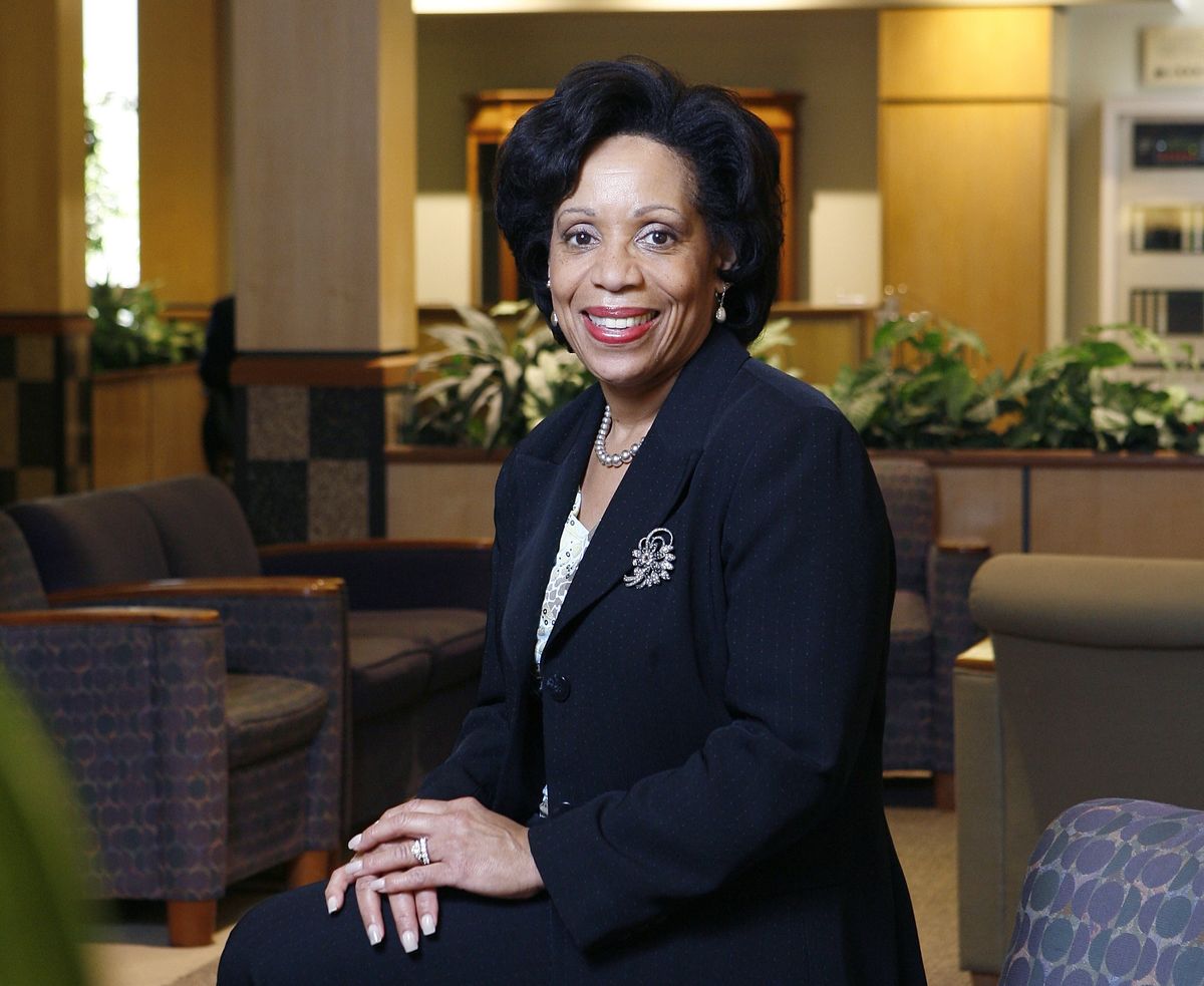 Epps pictured after being named Law School Dean.