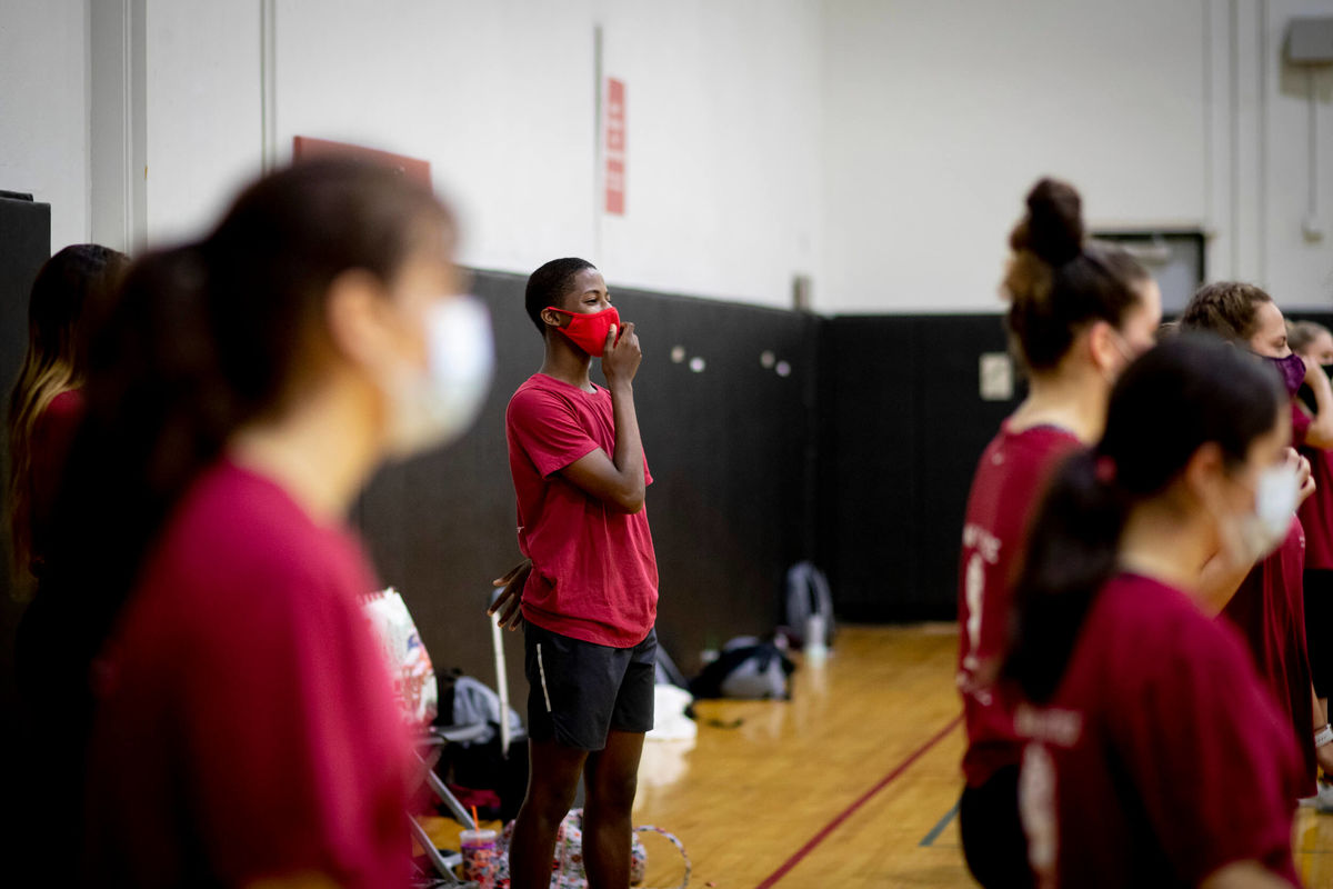  Nasir Pitman at dance practice for the Diamond Gems