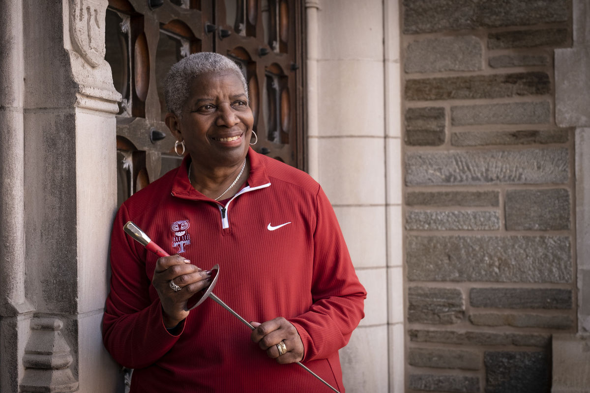 Temple women's fencing coach Nikki Franke