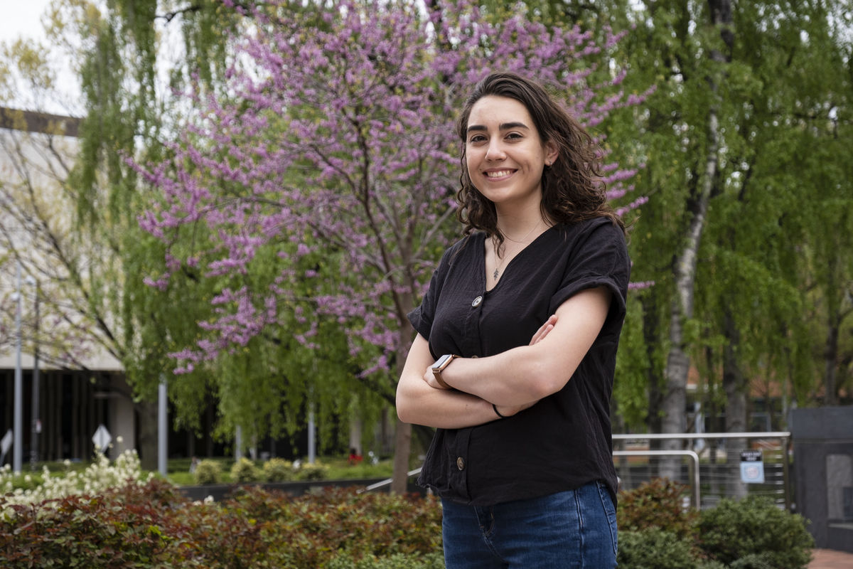 Image of Laura Komara standing outside