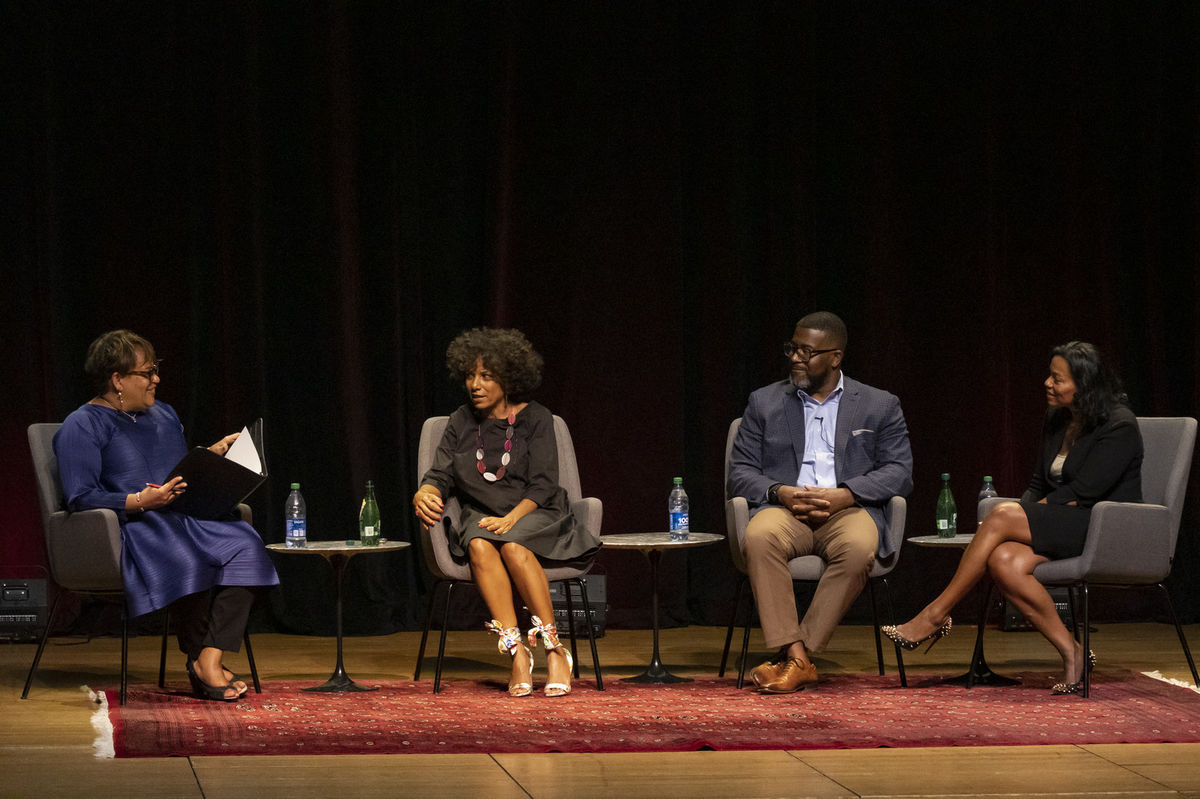 Valerie Harrison and panelists from Talks@Temple pictured.