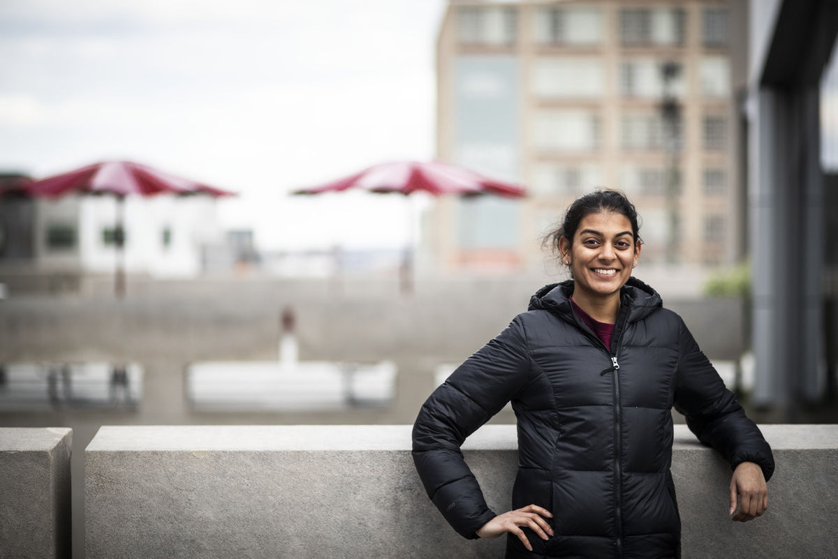 Riya Shah on Mazur Terrace