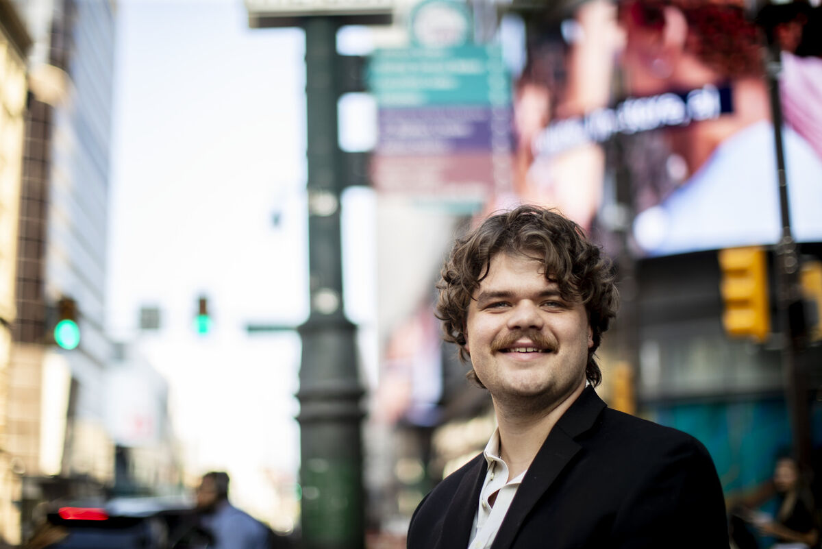 Image of Wes Marshall in Center City Philadelphia.