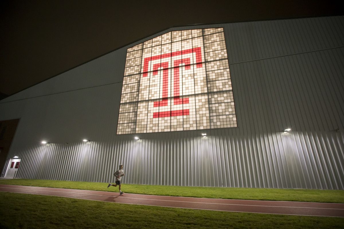 the track at the Student Training and Recreation Complex