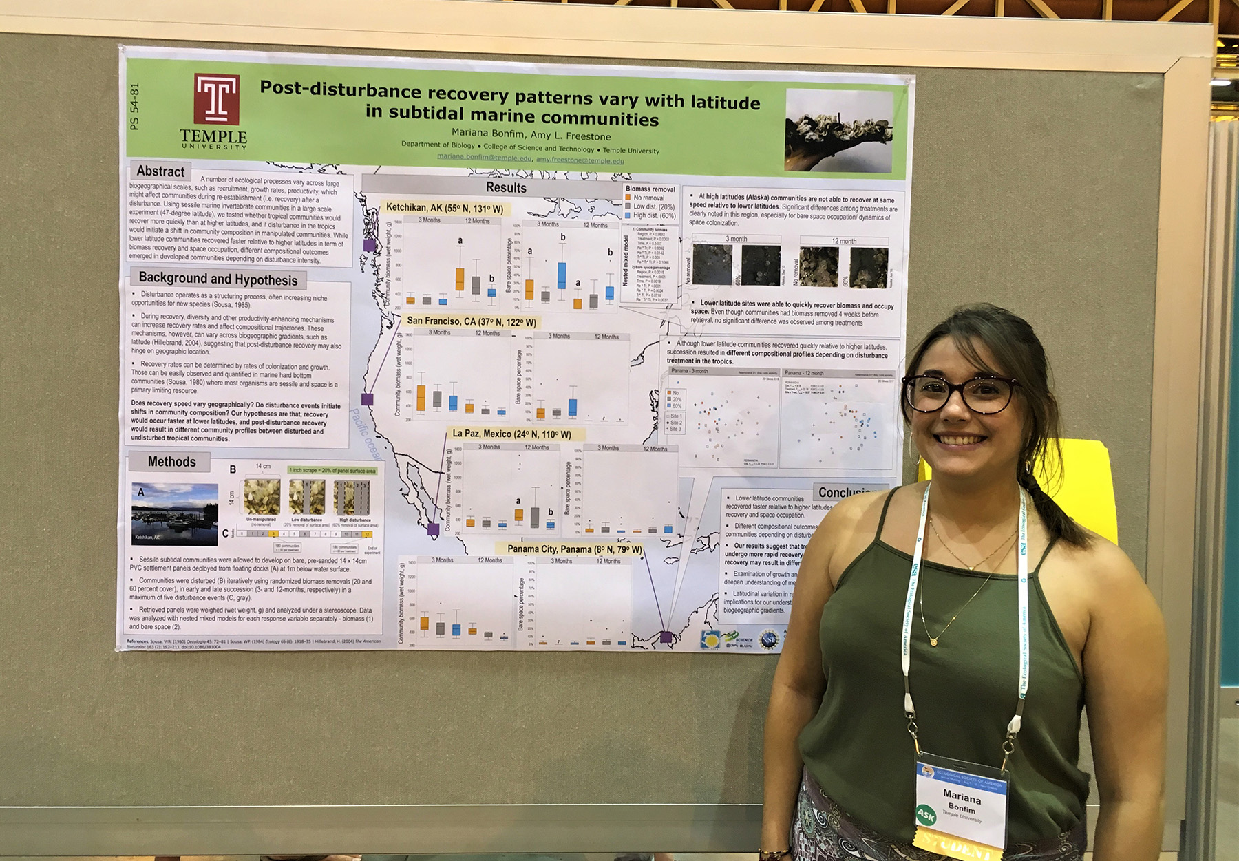 Mariana Bonfim is a PhD candidate in Biology at Temple University and Research Assistant with the recently established Temple Ambler Field Station