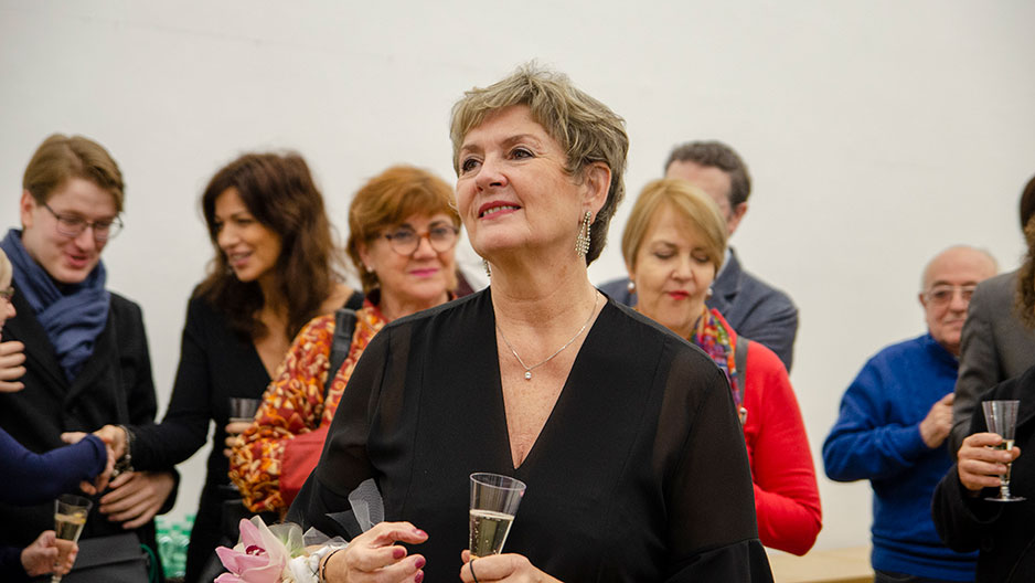 Teri Morelli, an administrator at Temple Rome, retired in 2019 after 34 years at Villa Caproni, the Italian mansion facing the Tiber River that houses Temple Rome’s faculty and programs.