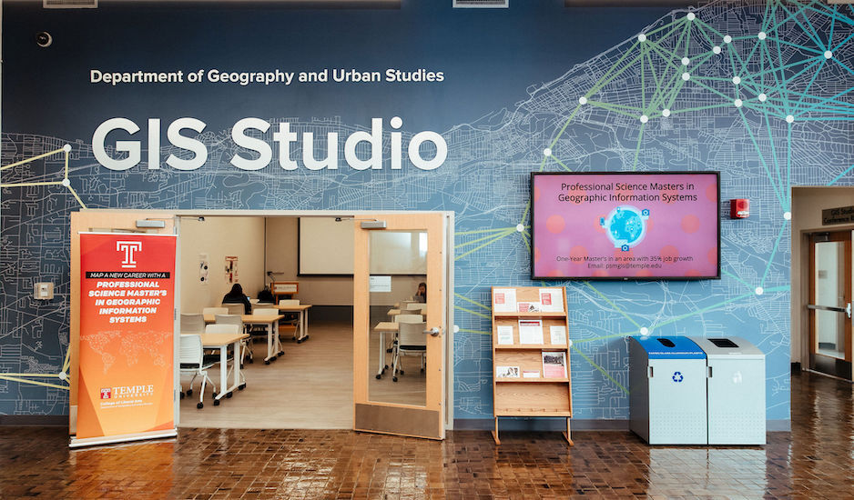Image of GIS studio in Gladfelter Hall