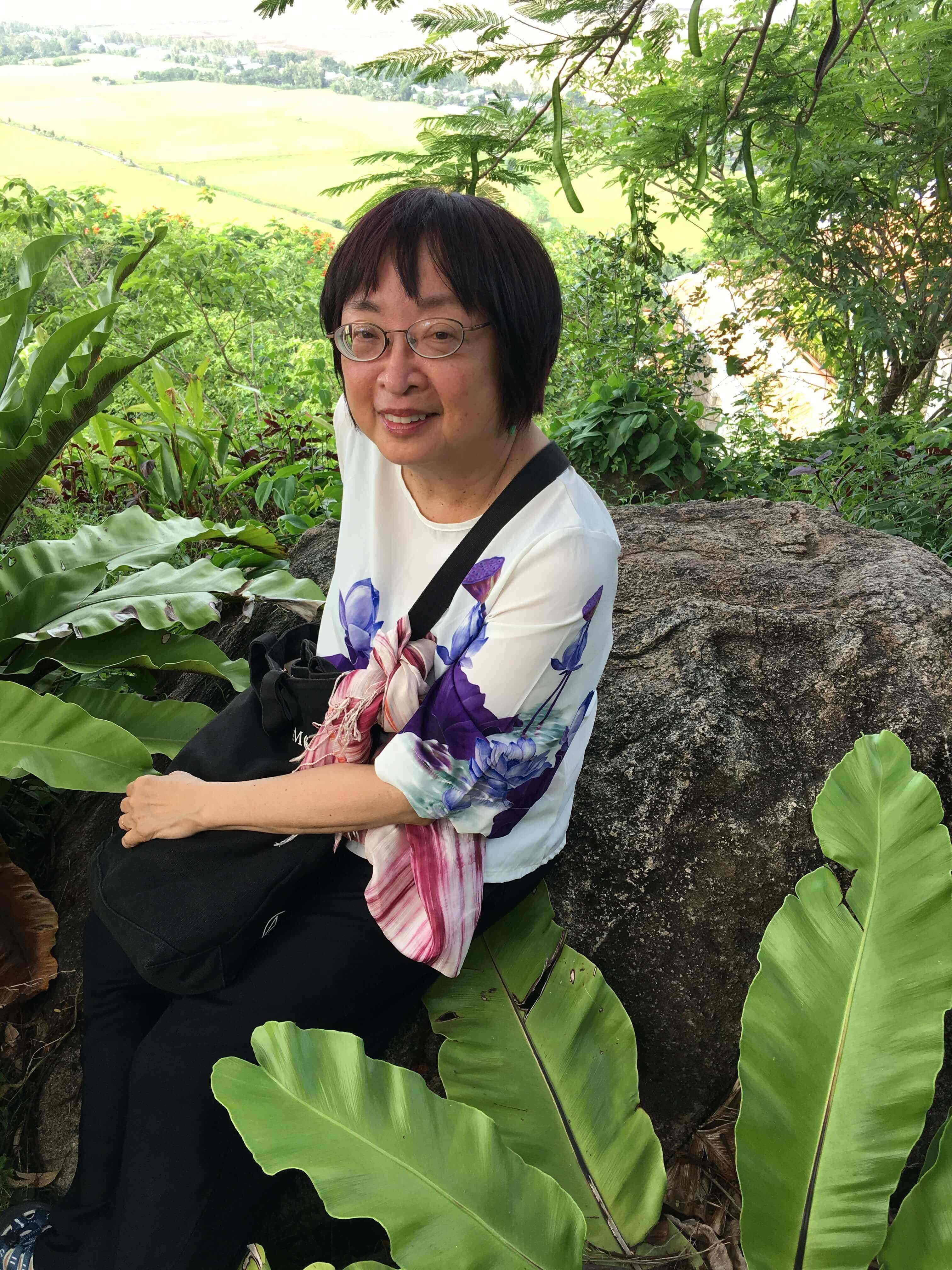 Temple University professor Nguyễn Thị Điểu in Vietnam.