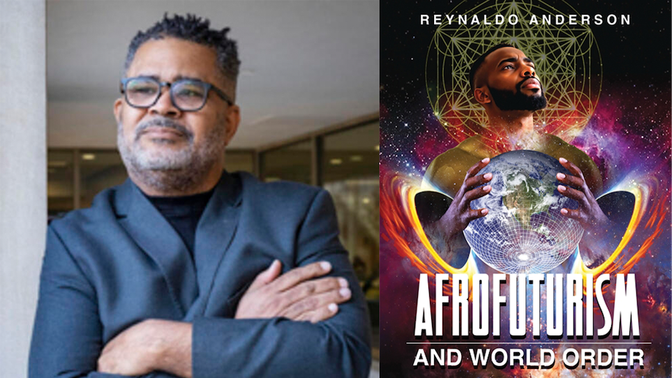 Reynaldo Anderson and his book cover.