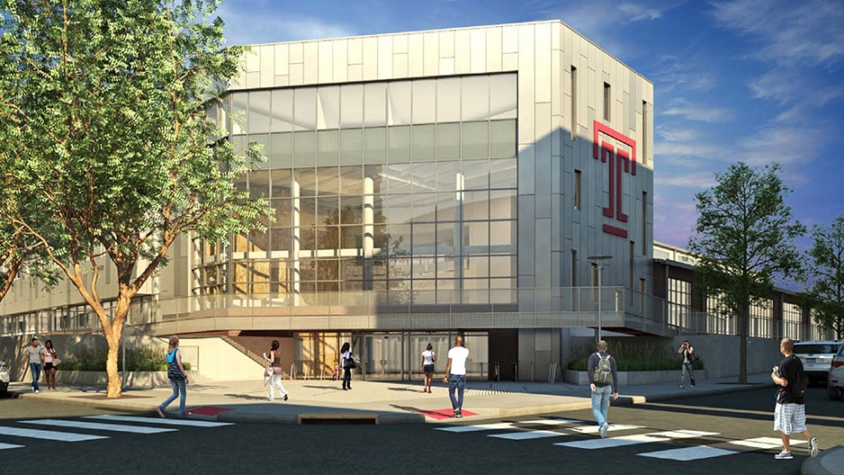 architectural rendering of public health building