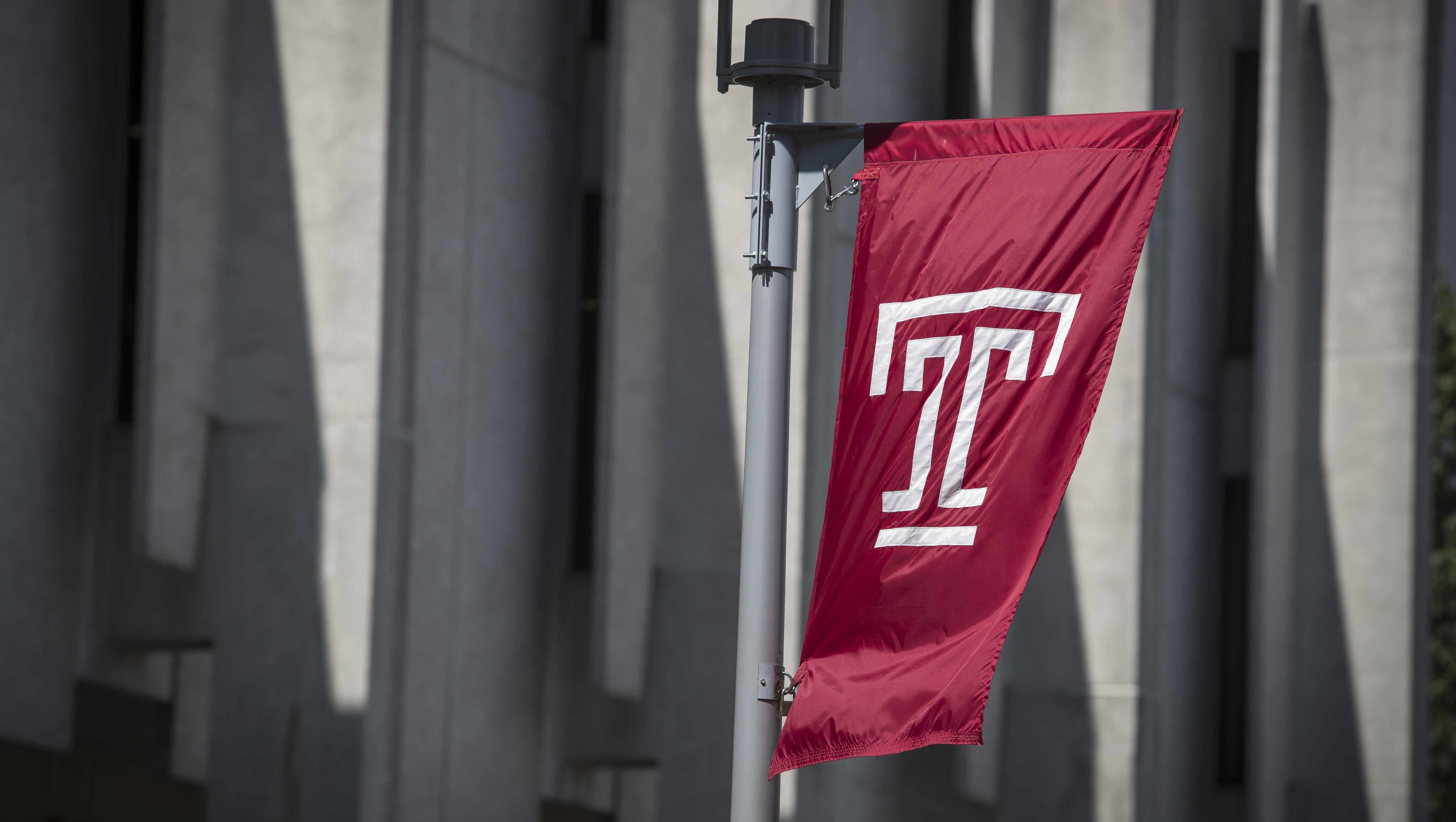 Temple T flag