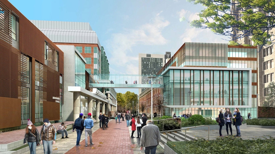 A rendering of the 1810 Liacouras Walk renovation