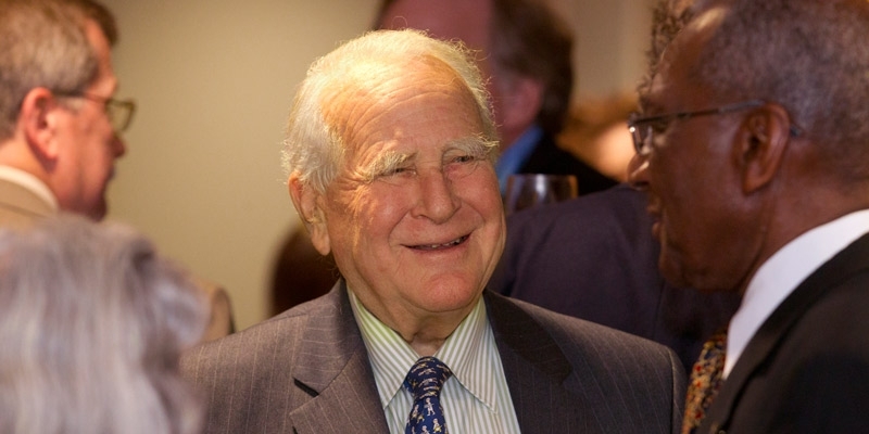 Lew Klein during an event at Temple University.