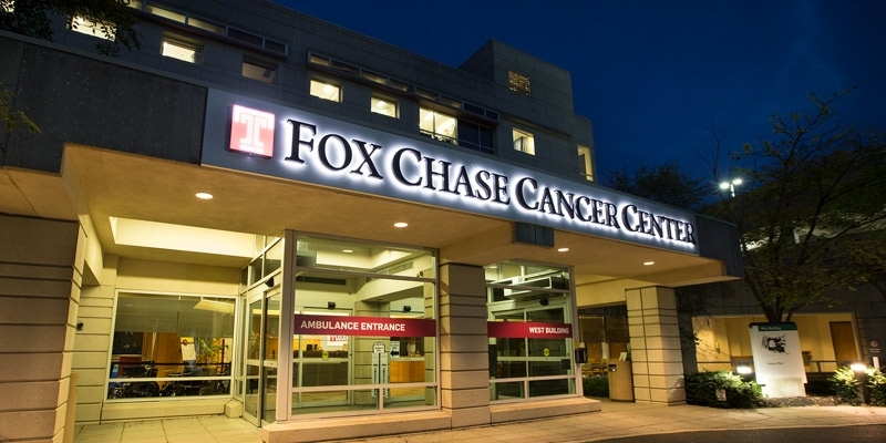 Fox Chase Cancer Center entrance