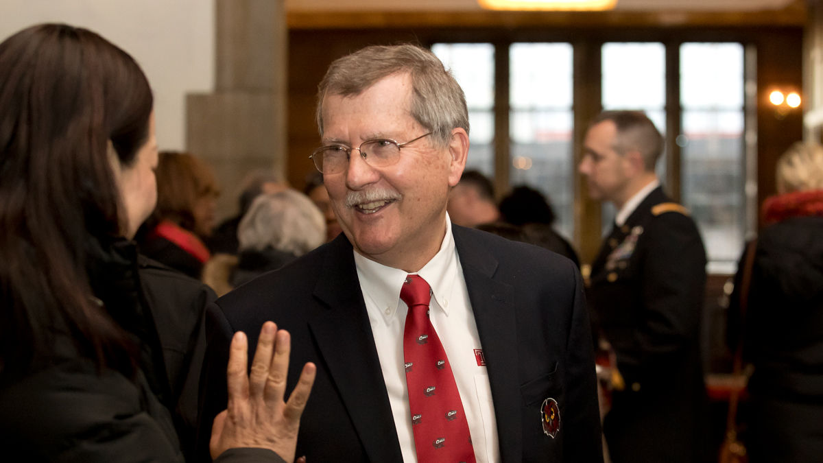 Temple President Richard Englert pictured.