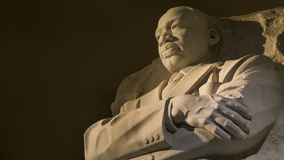 The Martin Luther King Jr. monument in Philadelphia, PA. 