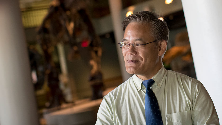 Roger Ideishi at the Academy of Natural Sciences