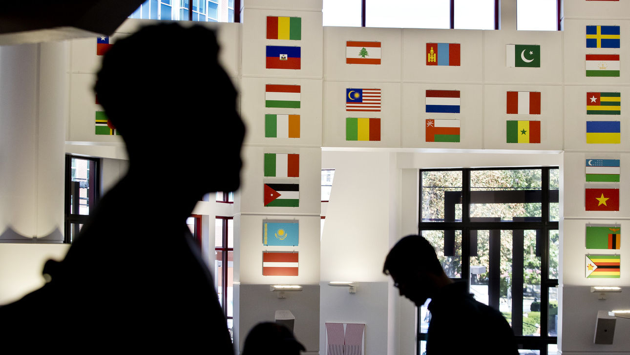 Image of the inside of the Howard Gittis Student Center.