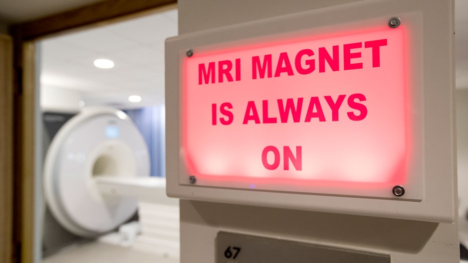 the Temple University Brain Research and Imaging Center’s 3-Tesla Siemens MAGNETOM Prisma MRI scanner