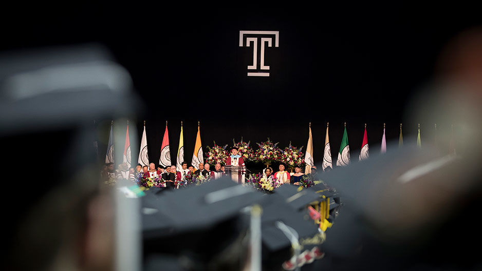 Temple commencement ceremony