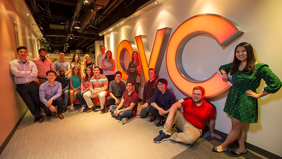 22 Temple University students who interned at QVC