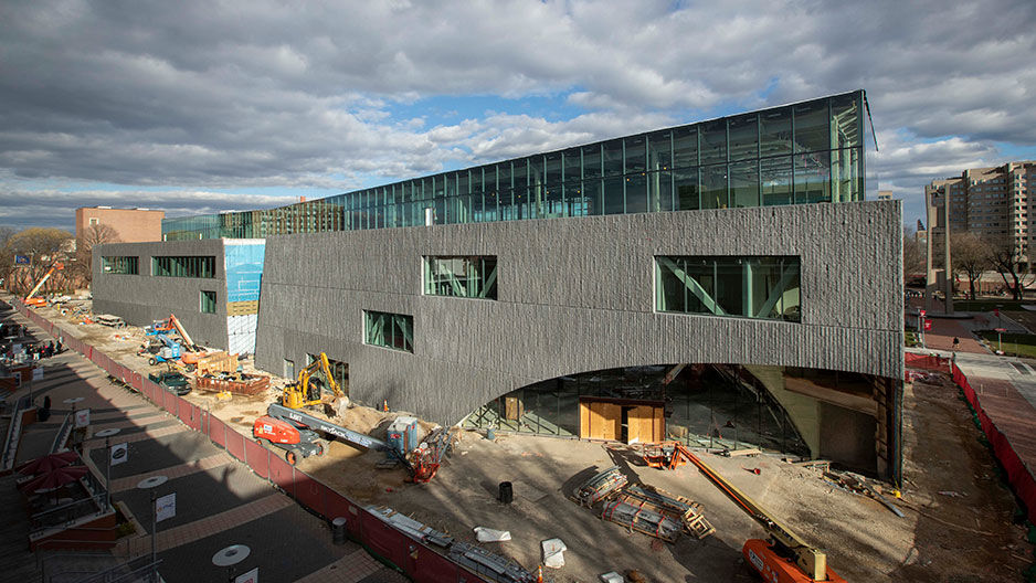 Charles Library under construction