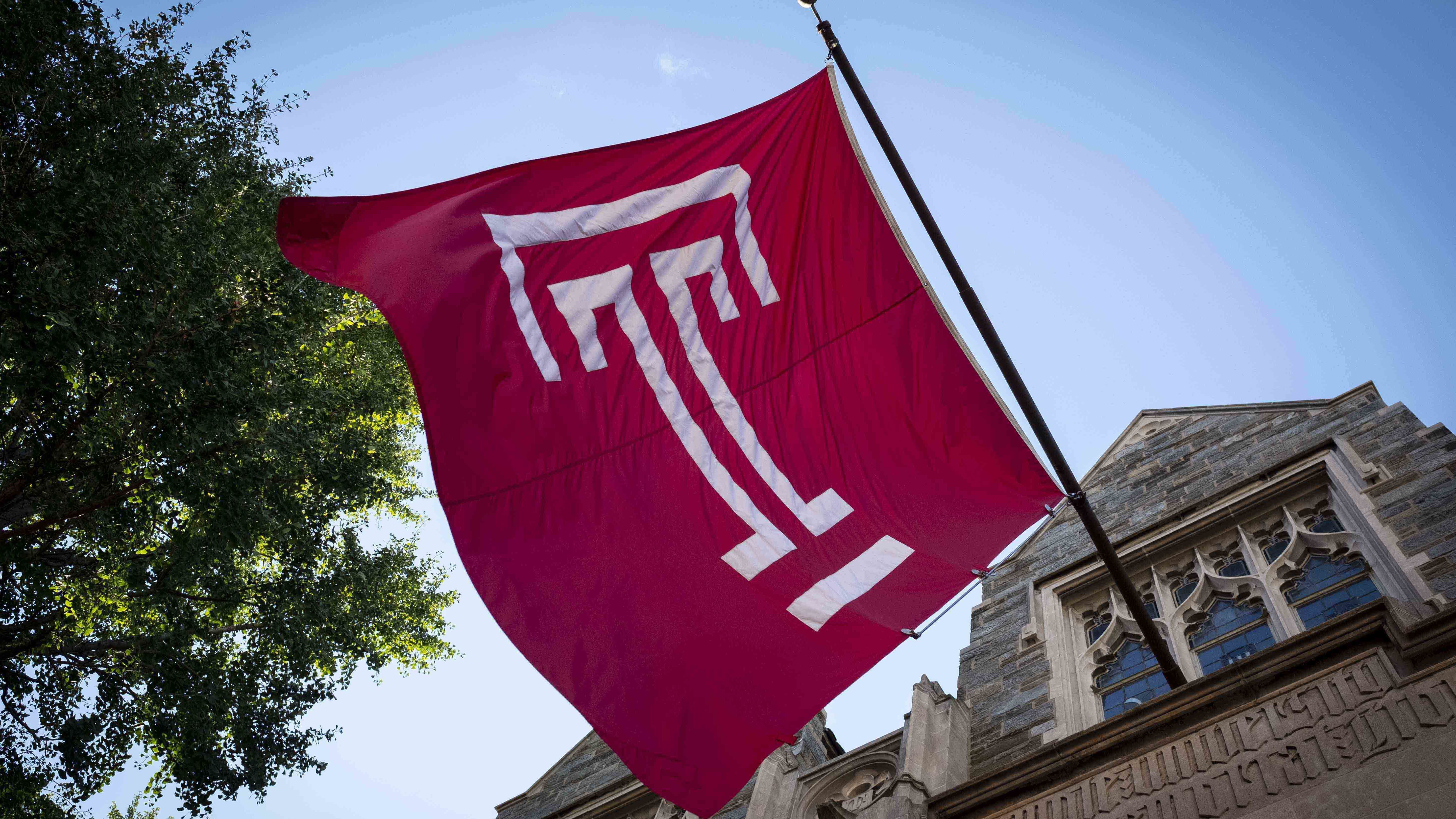 flag with Temple T