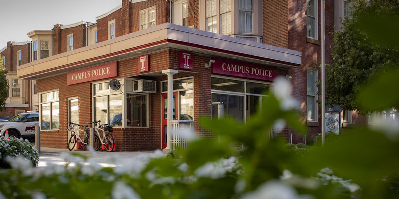 Campus safety building pictured.