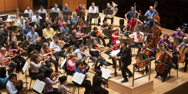 orchestra onstage at TPAC