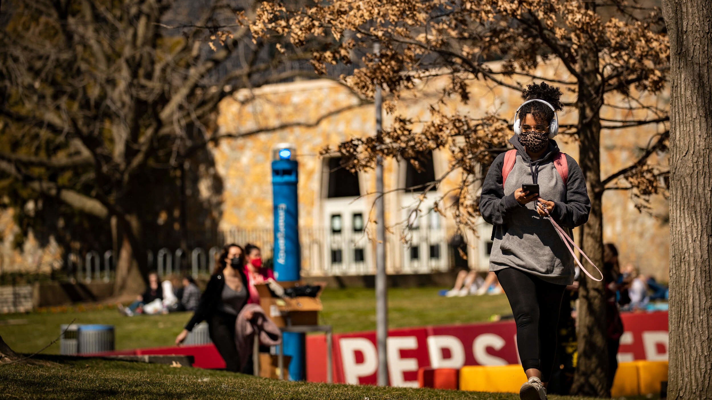 Students on Main Campus.