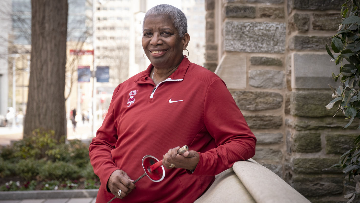 Temple women's fencing head coach Nikki Franke