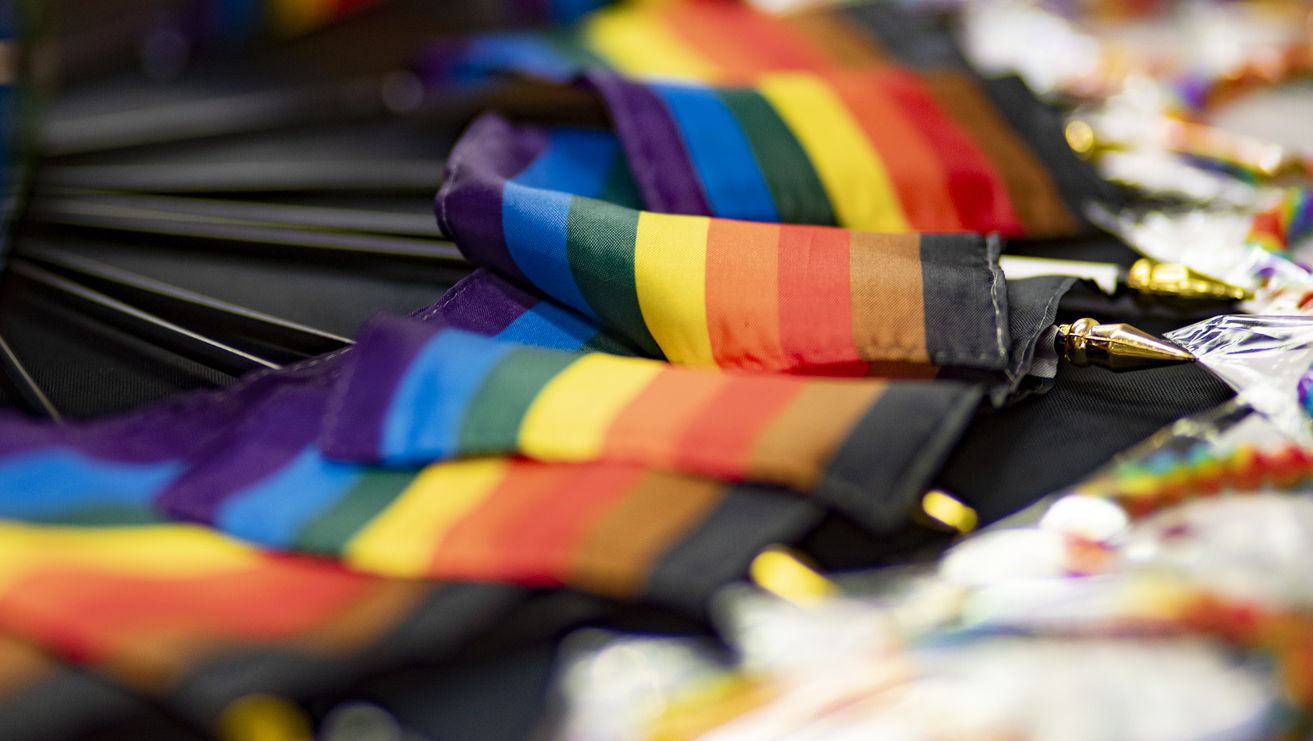 Image of Philadelphia’s own Pride flag.