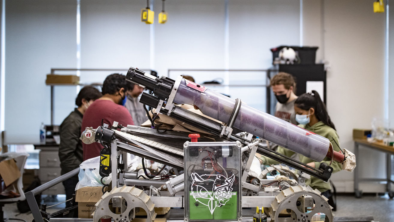 Image of Temple’s Lunabotics robot.