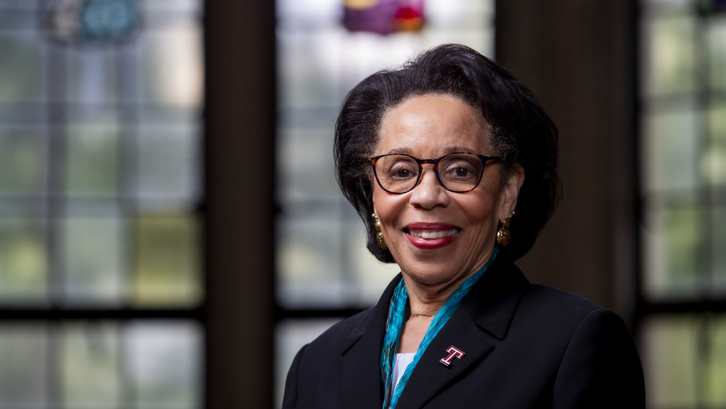 President JoAnne A. Epps in a navy suit
