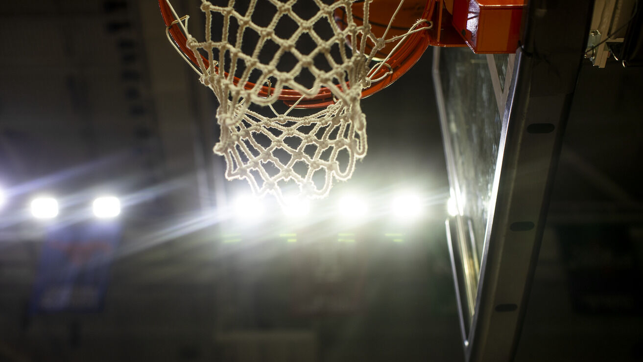 A basketball net